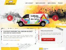Tablet Screenshot of oklejbusa.pl